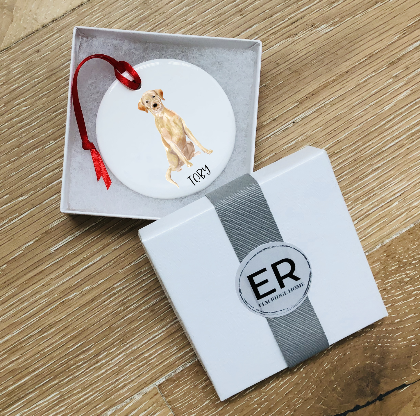 Dog Christmas Ornament (14 breeds available)