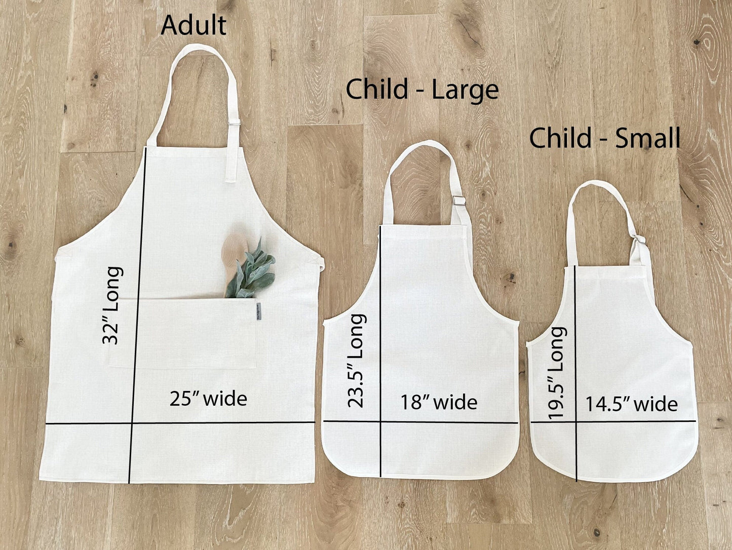 Grill Chef Adult and Child Matching Aprons