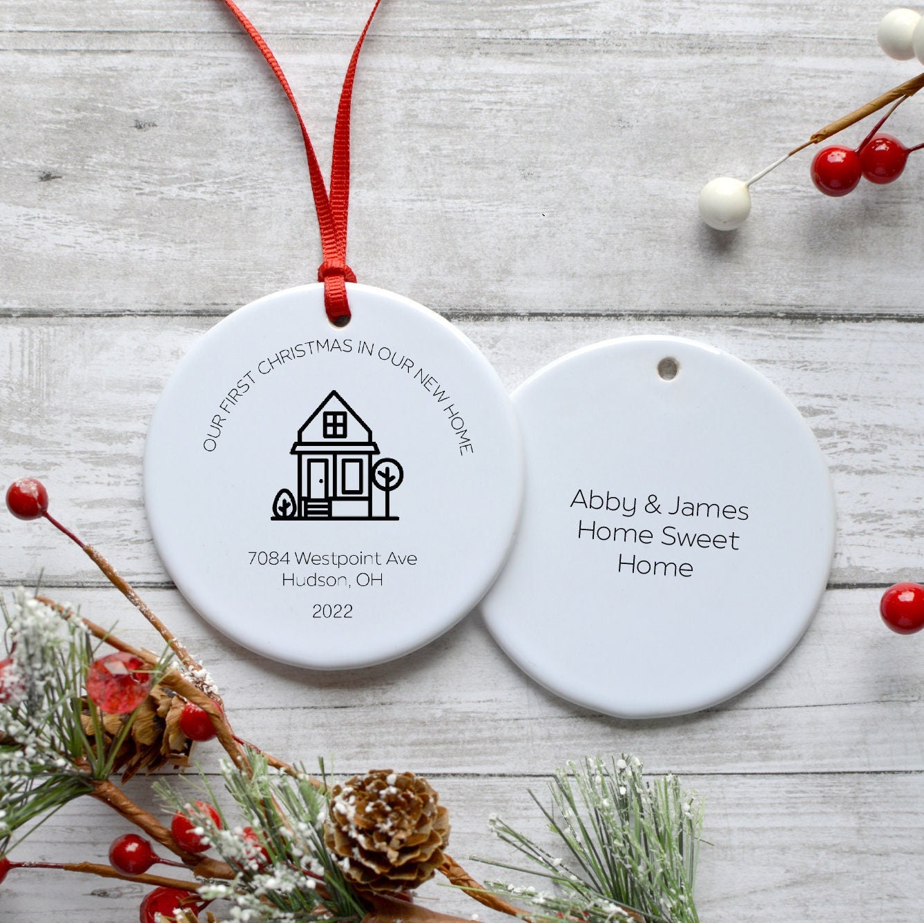 First Christmas In New Home Ornament