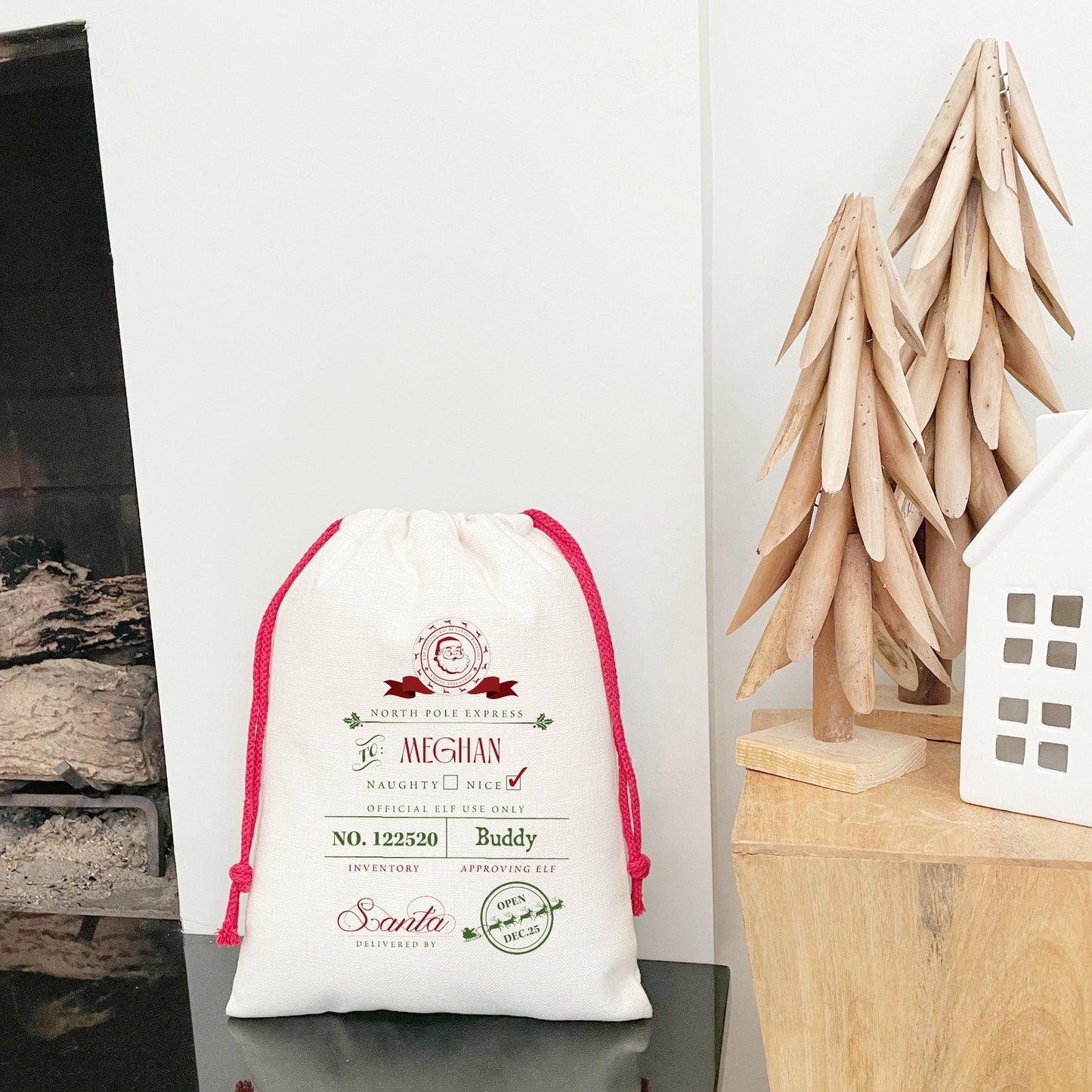 North Pole Express Santa Sack