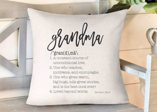 Definition Pillow (9 name options available)