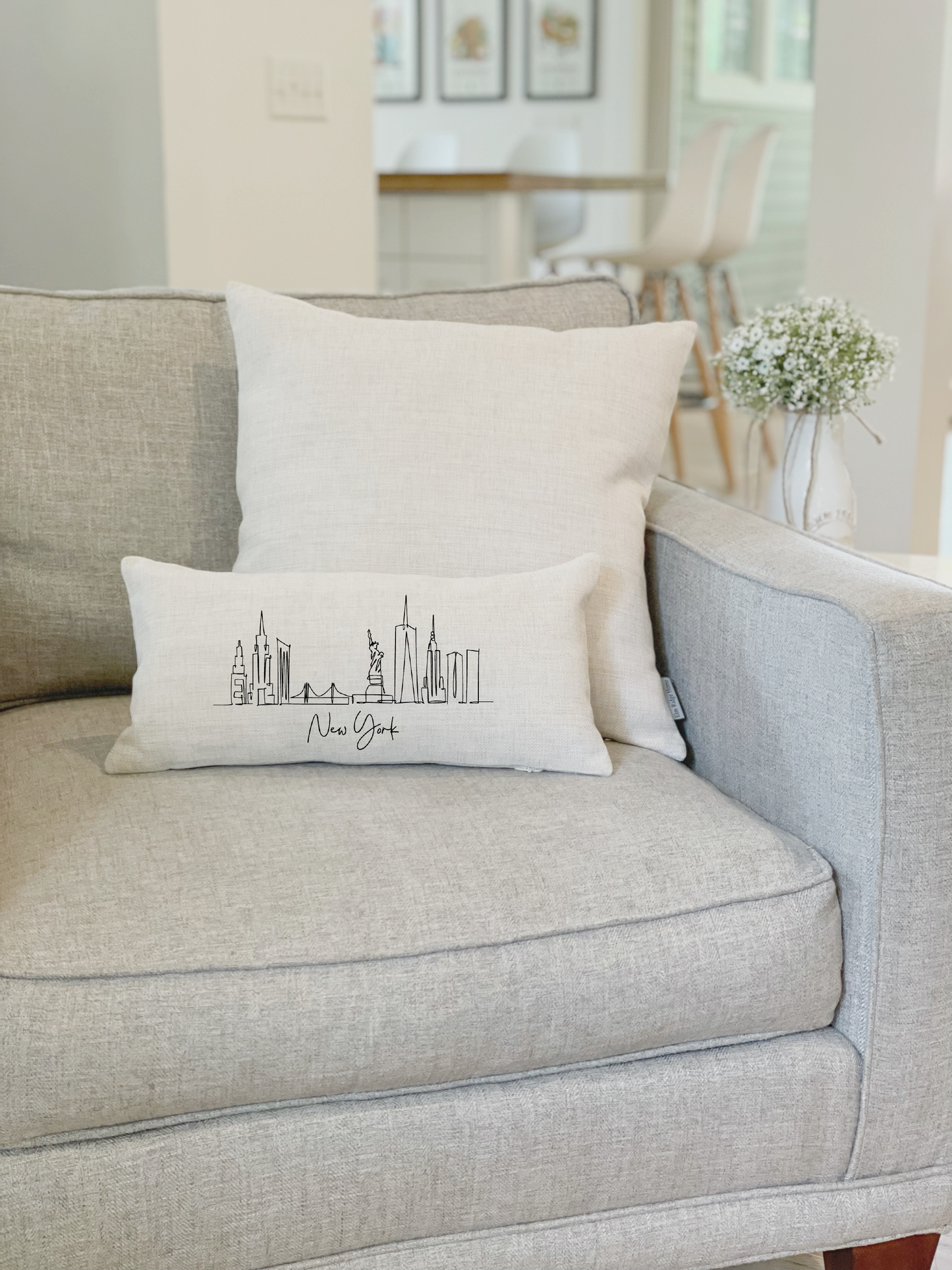 City Skyline Pillow (41 cities available)