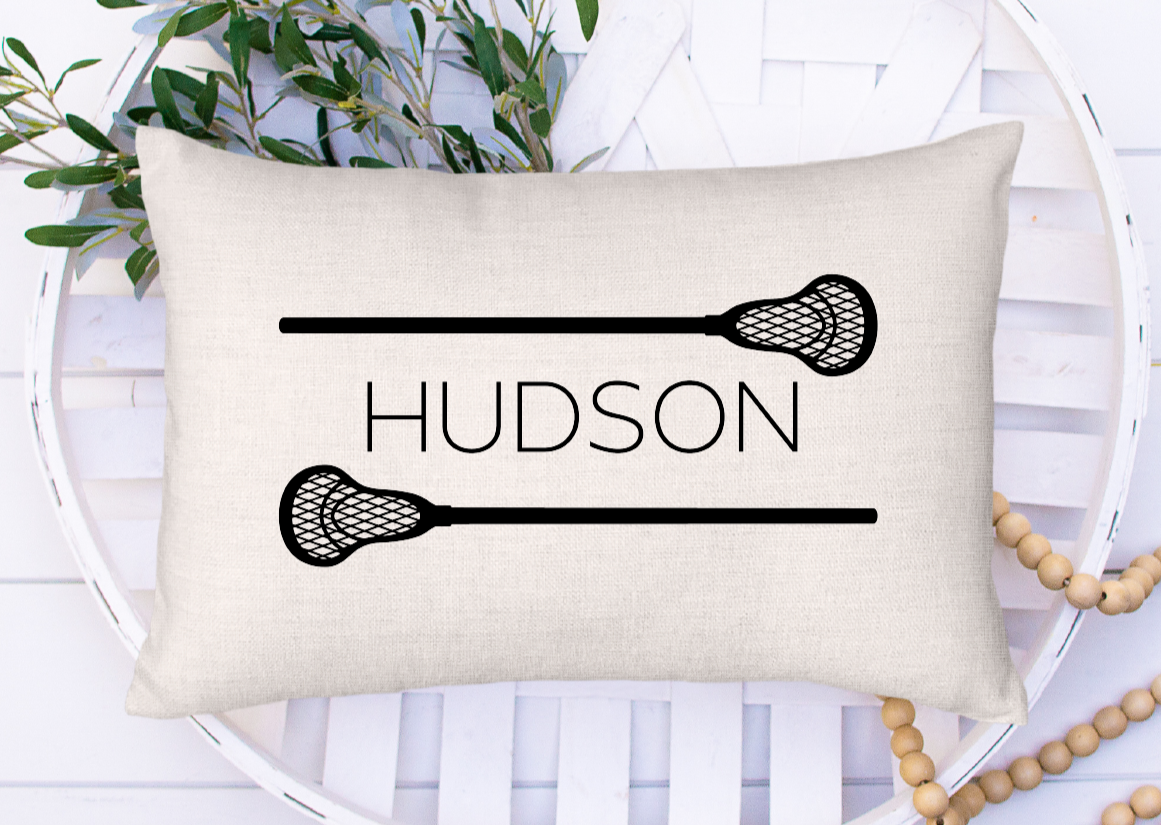 Lacrosse Throw Pillow