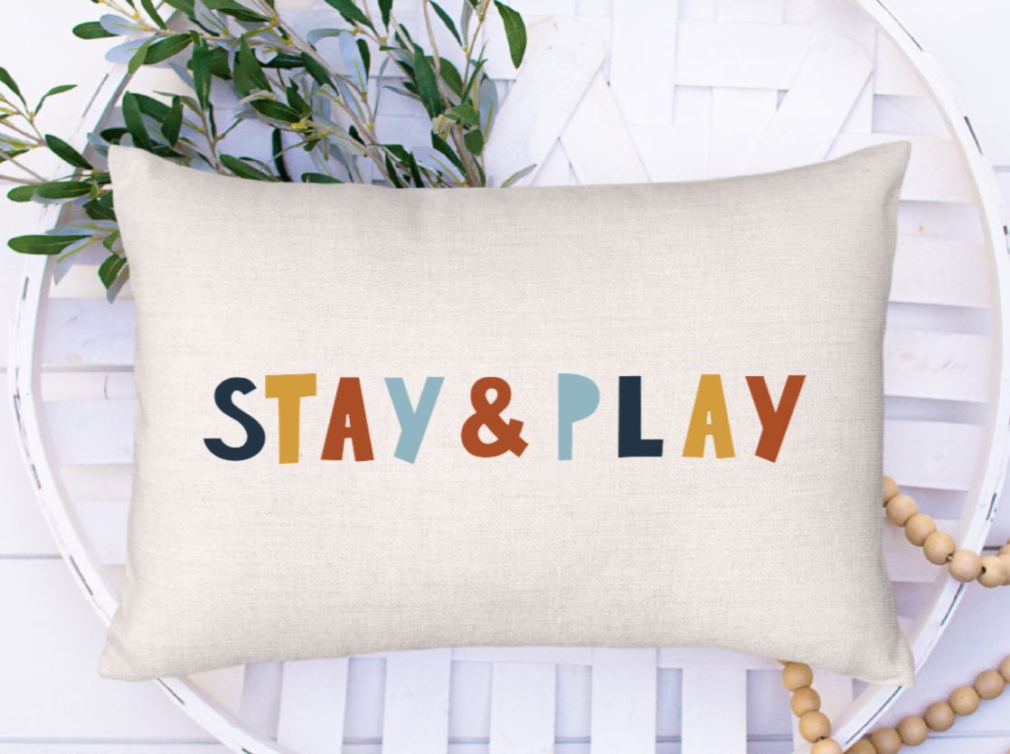 Stay and Play Pillow