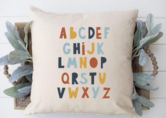 Alphabet Pillow