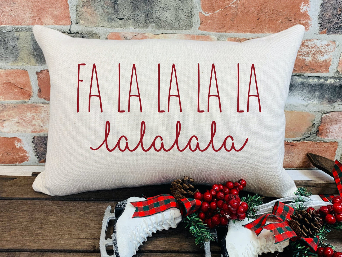 Fa La La La La Pillow