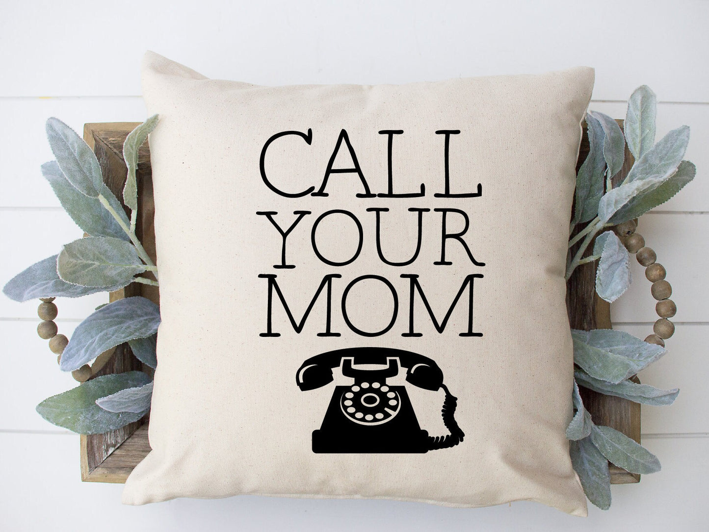 Call Mom Pillow