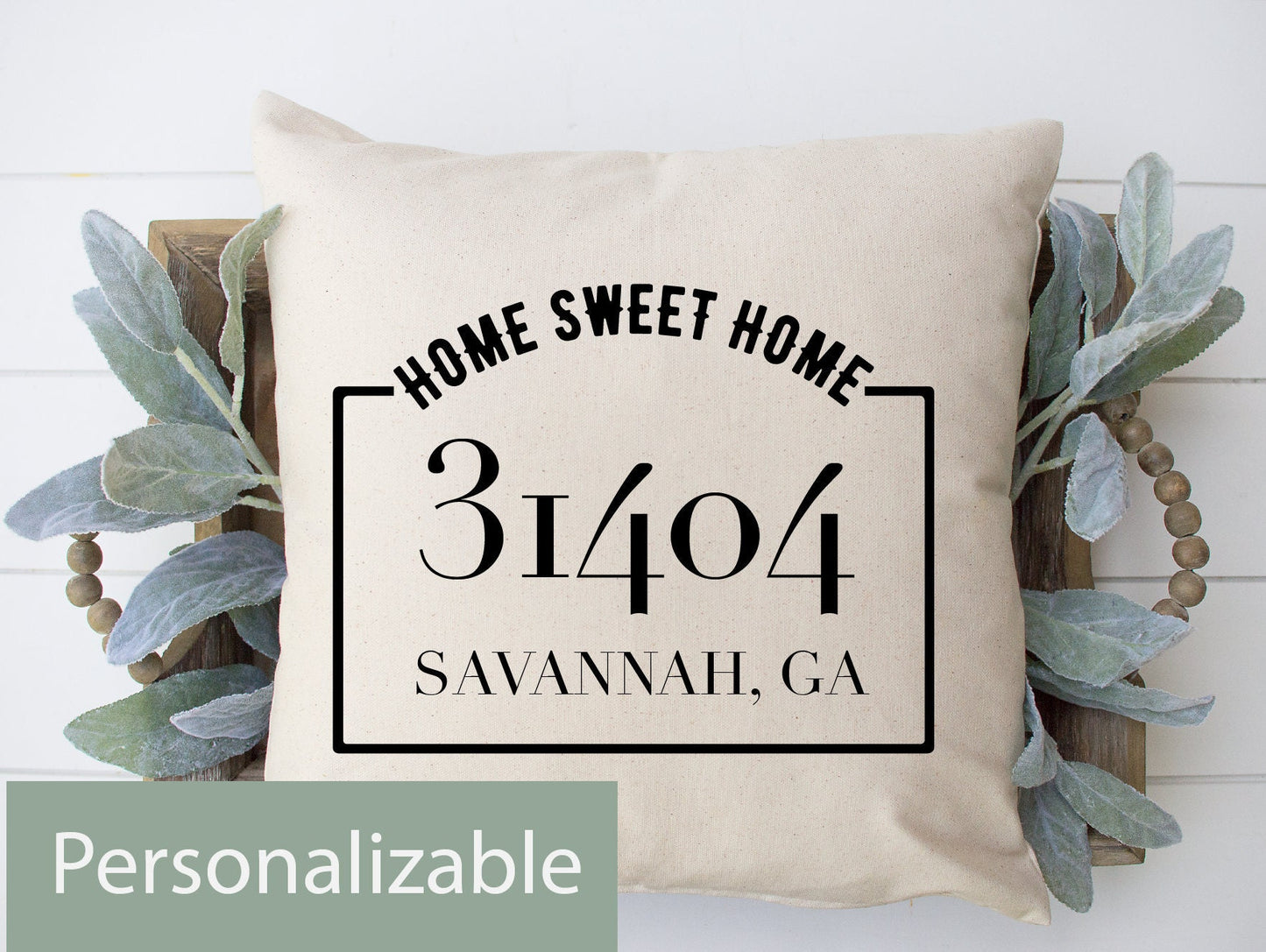 Home Sweet Home Frame Pillow