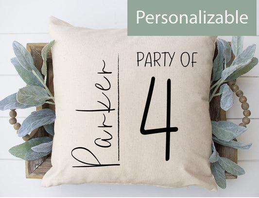 Family Name Party Of Pillow