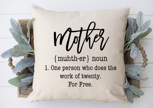 Definition of a Mother Pillow