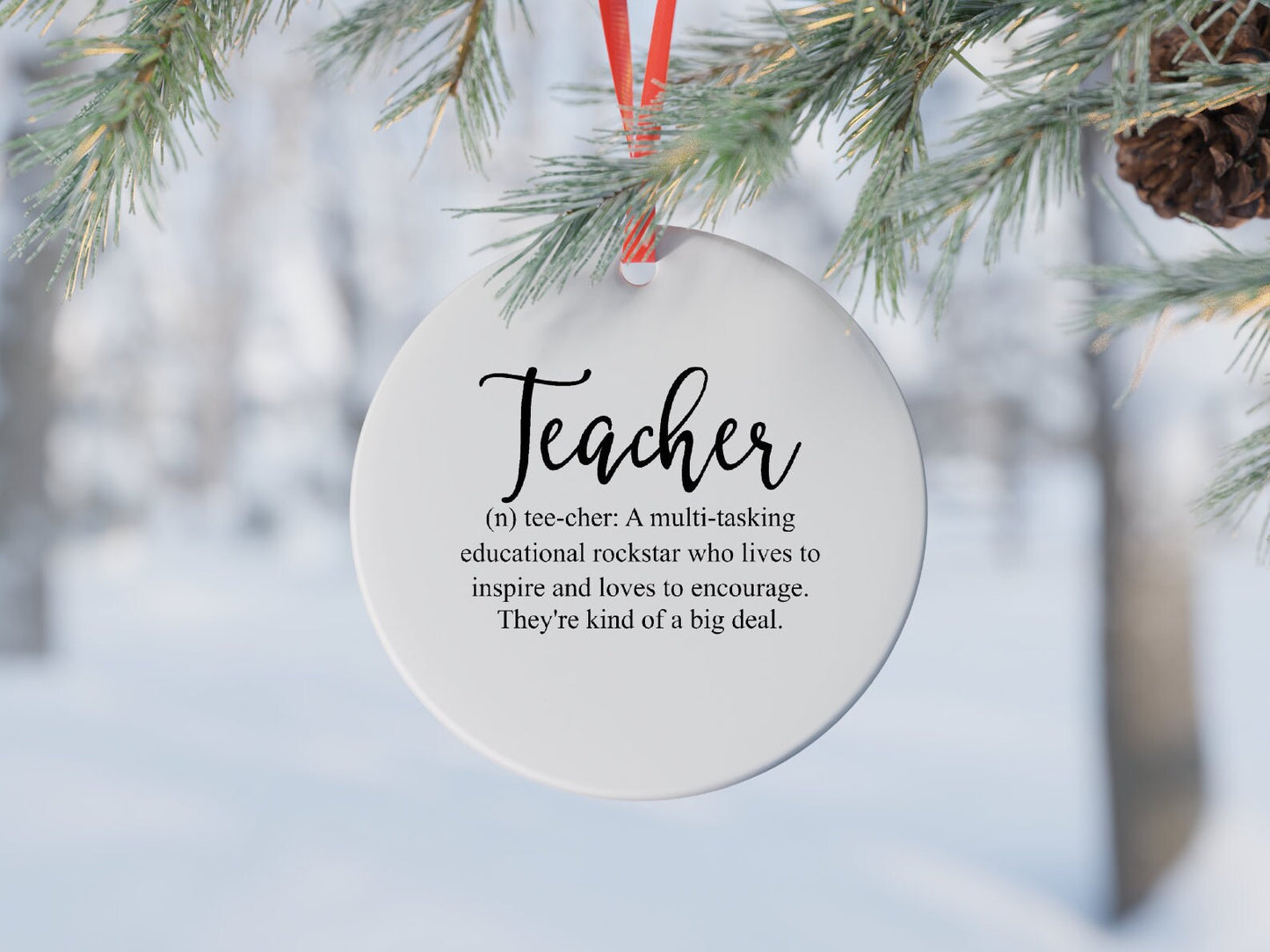 Teacher Definition Ornament