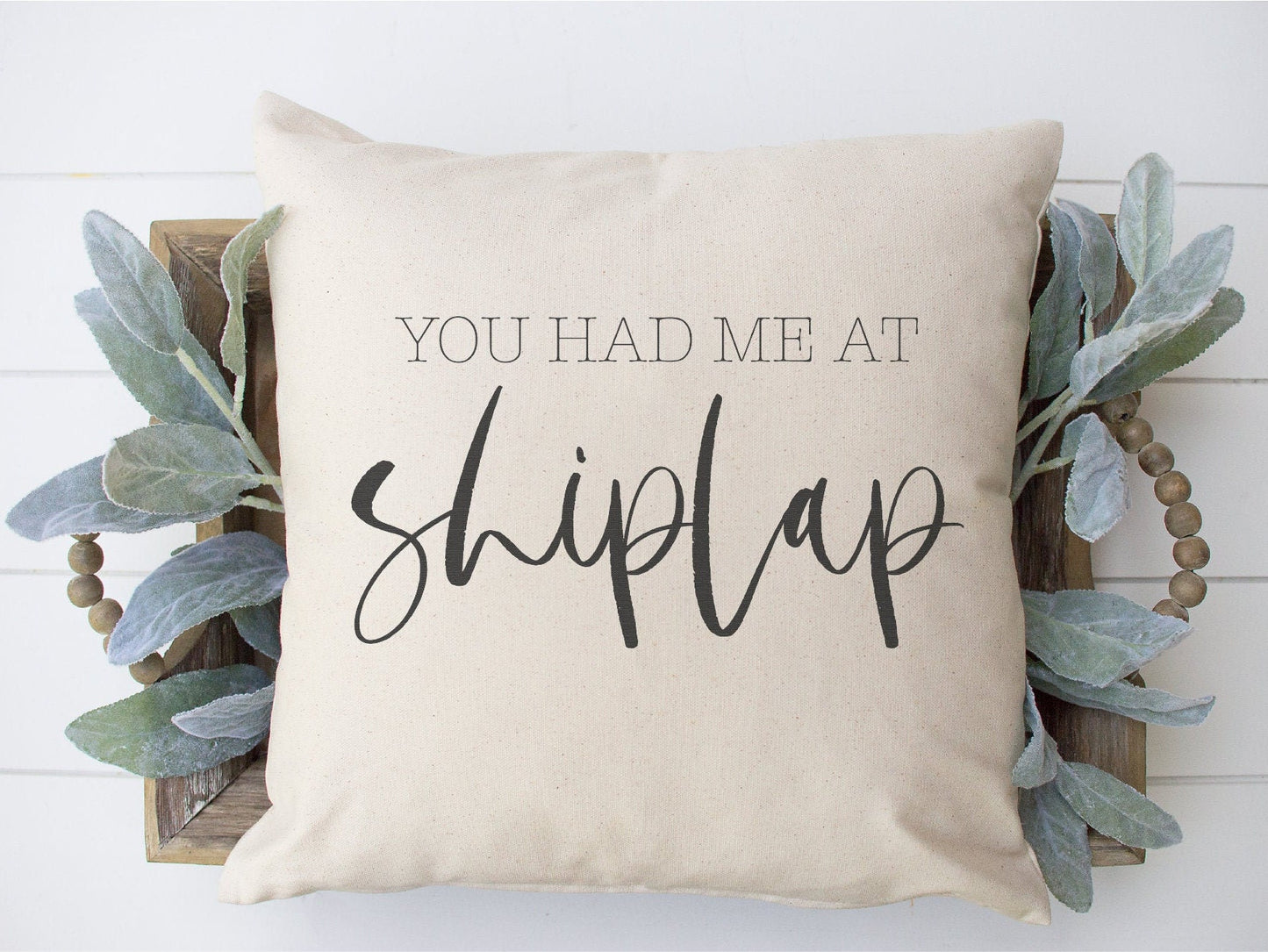 Shiplap Throw Pillow