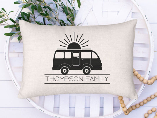 Camper Throw Pillow