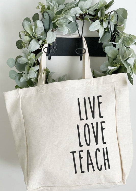 Live Love Teach Bag