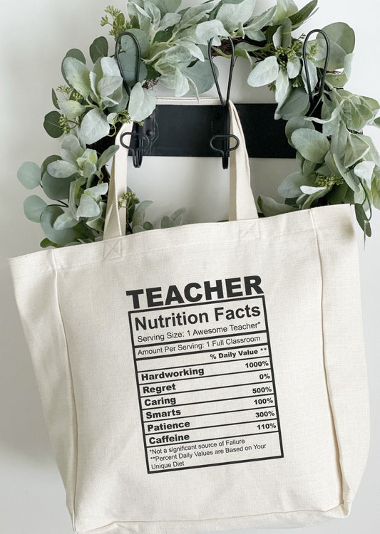 Teacher Nutrition Bag