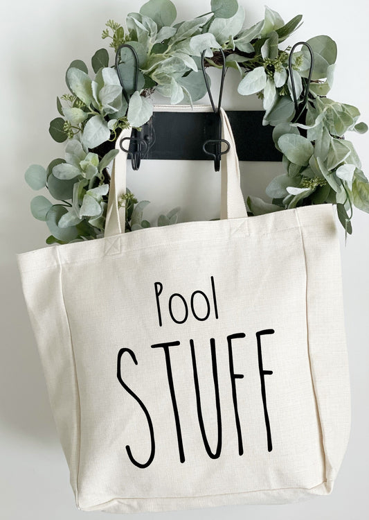 Pool Stuff Tote Bag