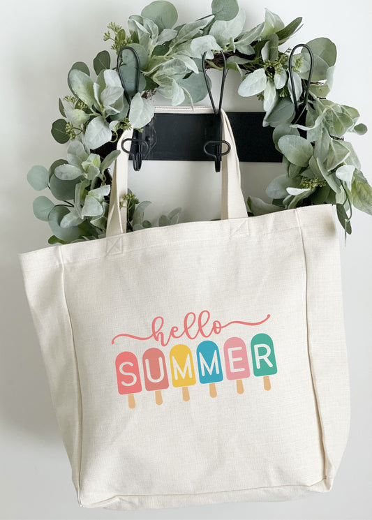 Hello Summer Tote Bag