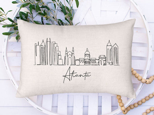 City Skyline Pillow (41 cities available)