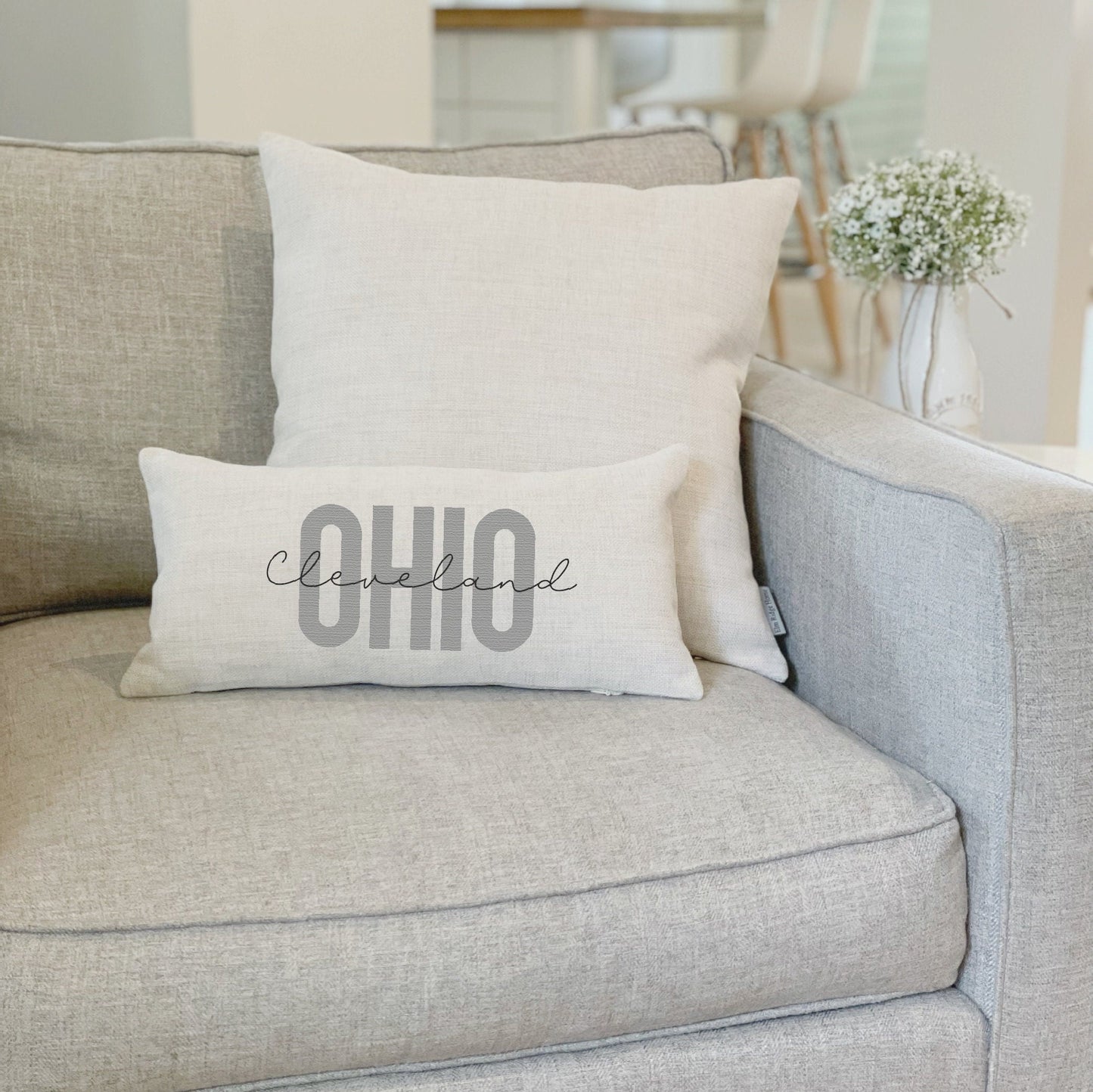 City and State Throw Pillow