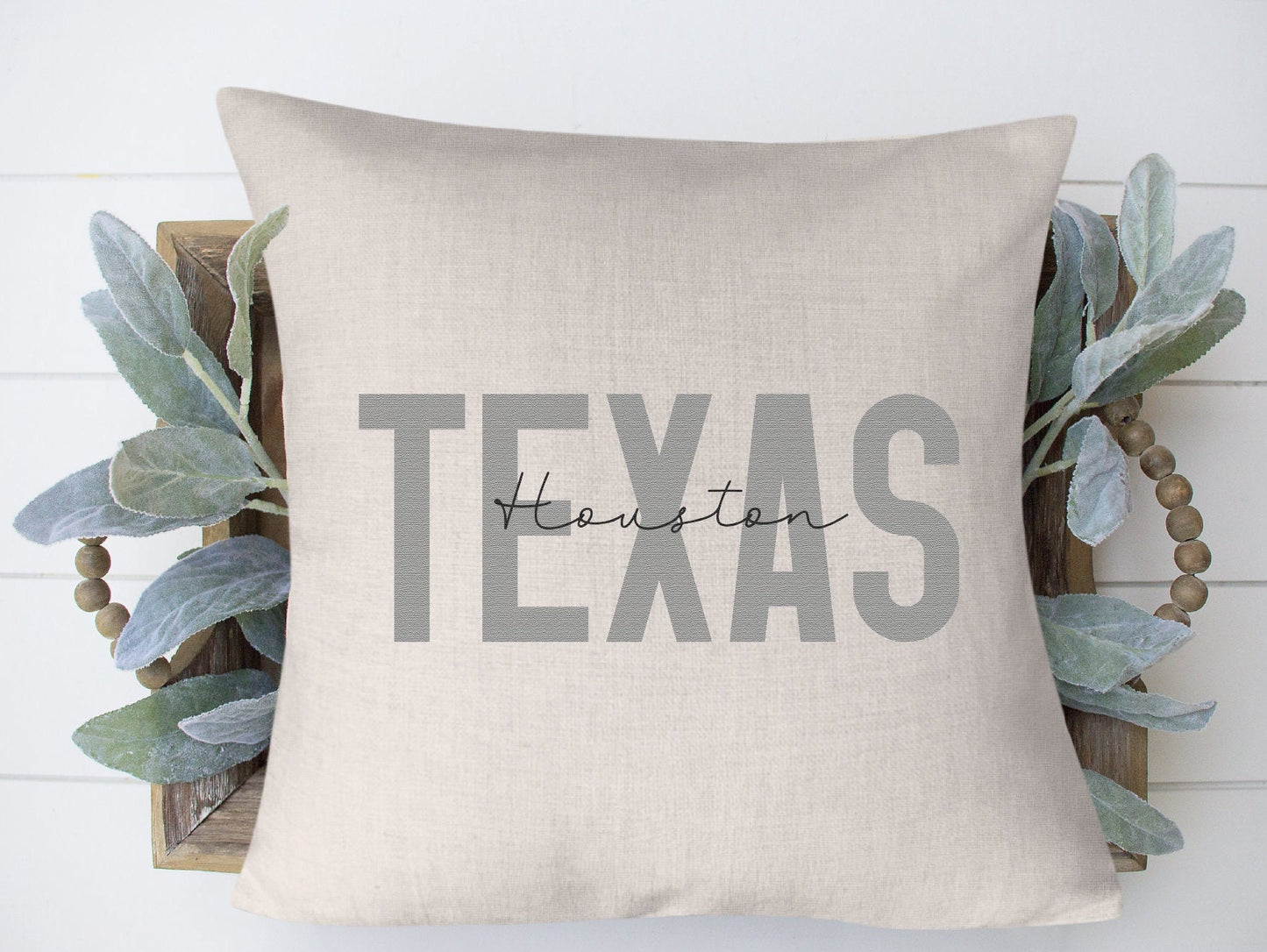 City and State Throw Pillow