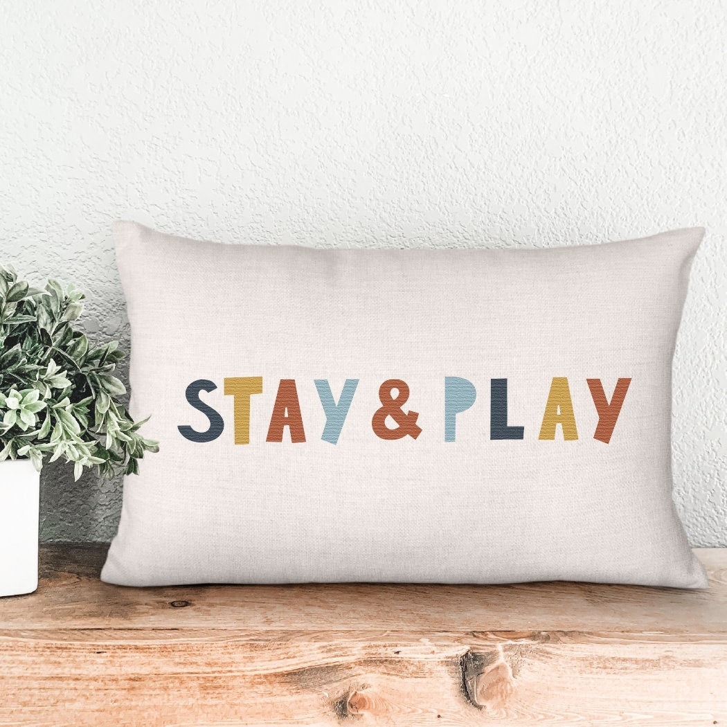 Stay and Play Pillow